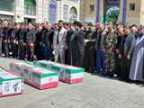 زنجان در سوگ و شکوه؛ تشییع باشکوه شهدای هشتم مردادماه